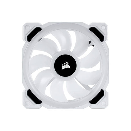 Corsair LL120 RGB 120mm Dual Light Loop RGB LED PWM Case Fan (White) — photo 2