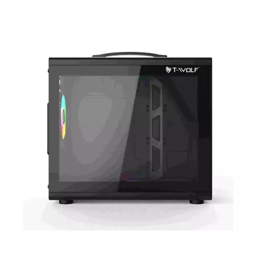 T-Wolf XPLENDER X5 BH ARGB MINI-ITX Portable Casing (Black) — photo 3