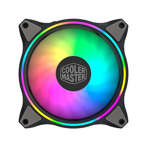 COOLER MASTER MASTERFAN MF120 HALO BLACK ARGB 120MM CASE FAN