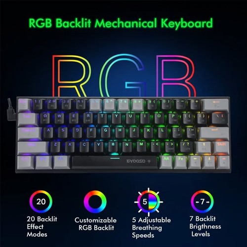 E-YOOSO Z11 Wireless RGB TRI MODE Mechanical Gaming Keyboard — photo 4