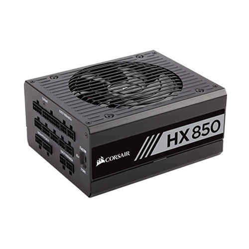 Corsair HX Series HX850 850 Watt 80 Plus Platinum Certified Fully Modular Power Supply