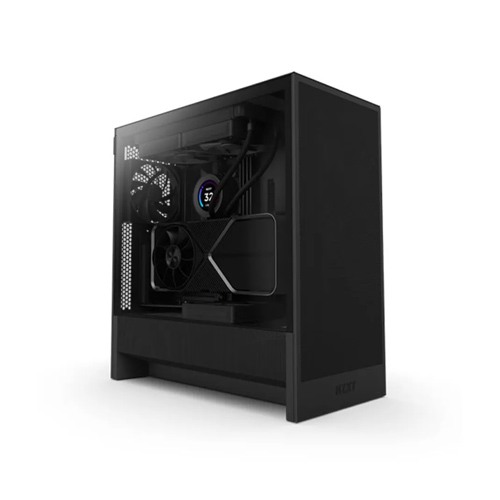 NZXT H5 Flow 2024 Edition Compact ATX Mid-Tower Airflow Casing - Black
