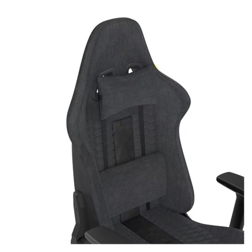 CORSAIR TC100 RELAXED Gaming Chair - Fabric Black/Grey — photo 4