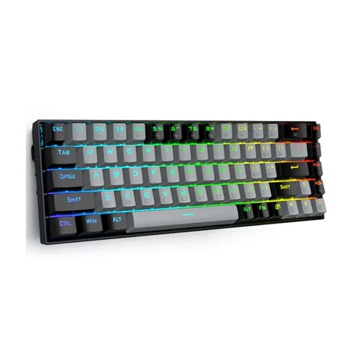 E-YOOSO Z686 Gray Black RGB 68 Keys Mechanical Keyboard — photo 2