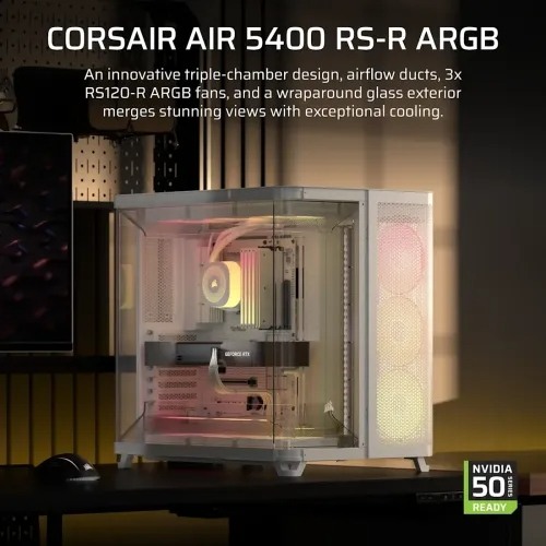 Corsair AIR 5400 RS-R ARGB Triple Chamber E-ATX Mid-Tower Casing — photo 2