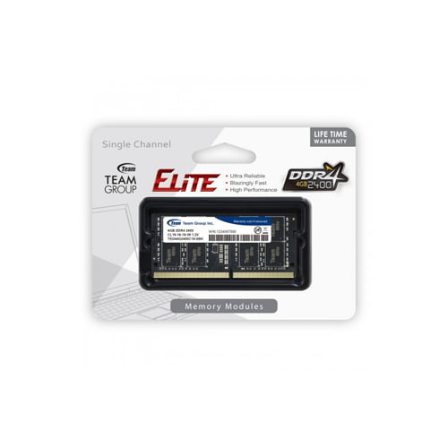 TEAM ELITE 4GB 2400 DDR4 LAPTOP RAM