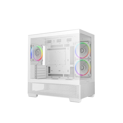 Deepcool CG380 3F Micro ATX Mid Tower White Casing — photo 2