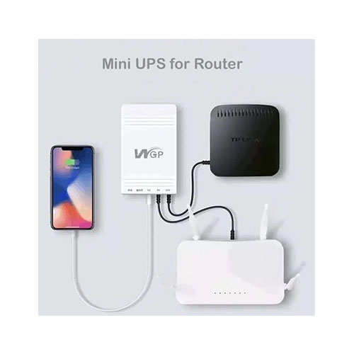 WGP Mini UPS- Router + ONU Backup Up To 8 Hours (5V, 9V, 12V Output) — photo 2