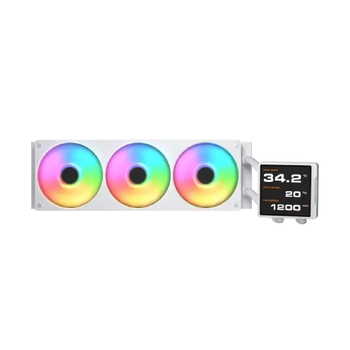Cougar Posedion Vistek Pro ARGB 360mm CPU Liquid Cooler - White