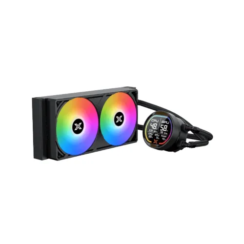 Xigmatek LK Pro 240 Digital 240mm ARGB Liquid CPU Cooler with Digital LCD Display — photo 3