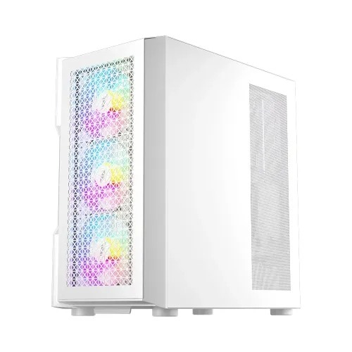 1STPLAYER T7 RGB ATX Mid Tower Gaming Casing White — photo 4