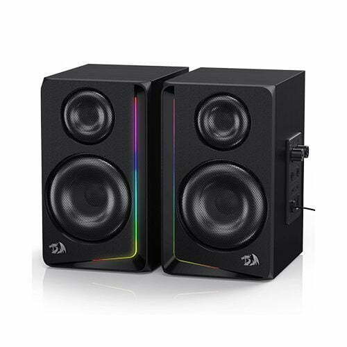Redragon GS812 Wireless RGB Wooden Speaker