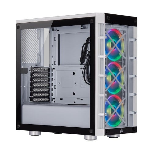 CORSAIR ICUE 465X RGB MID-TOWER ATX SMART CASE - WHITE — photo 5