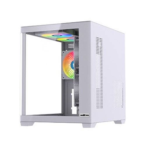 Maxcool Inferno MC5 Micro ATX Gaming Computer Case (White) — photo 5