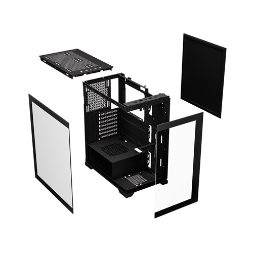 1STPLAYER Mi7-A Black ATX ARGB Gaming Case — photo 2