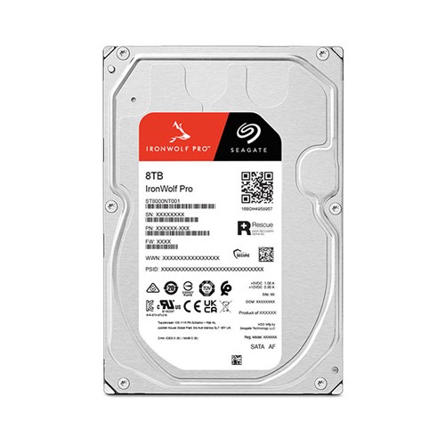 SEAGATE 8TB IRONWOLF Pro 7200 RPM 512e 256MB Cache SATA NAS HDD — photo 3