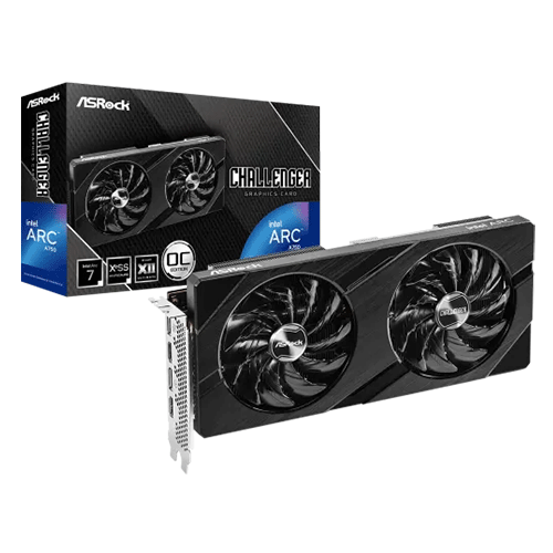 ASRock Intel Arc A750 Challenger D 8GB OC GDDR6 Graphics Card