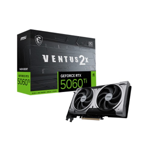 MSI GeForce RTX 5060 Ti 16G VENTUS 2X OC PLUS 16GB GDDR7 Graphics Card