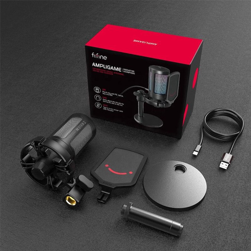FIFINE Ampligame A6 RGB USB Microphone — photo 2