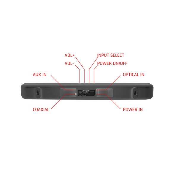Microlab ONEBAR04 Stylish 7-Colour Stereo Bluetooth Soundbar — photo 2