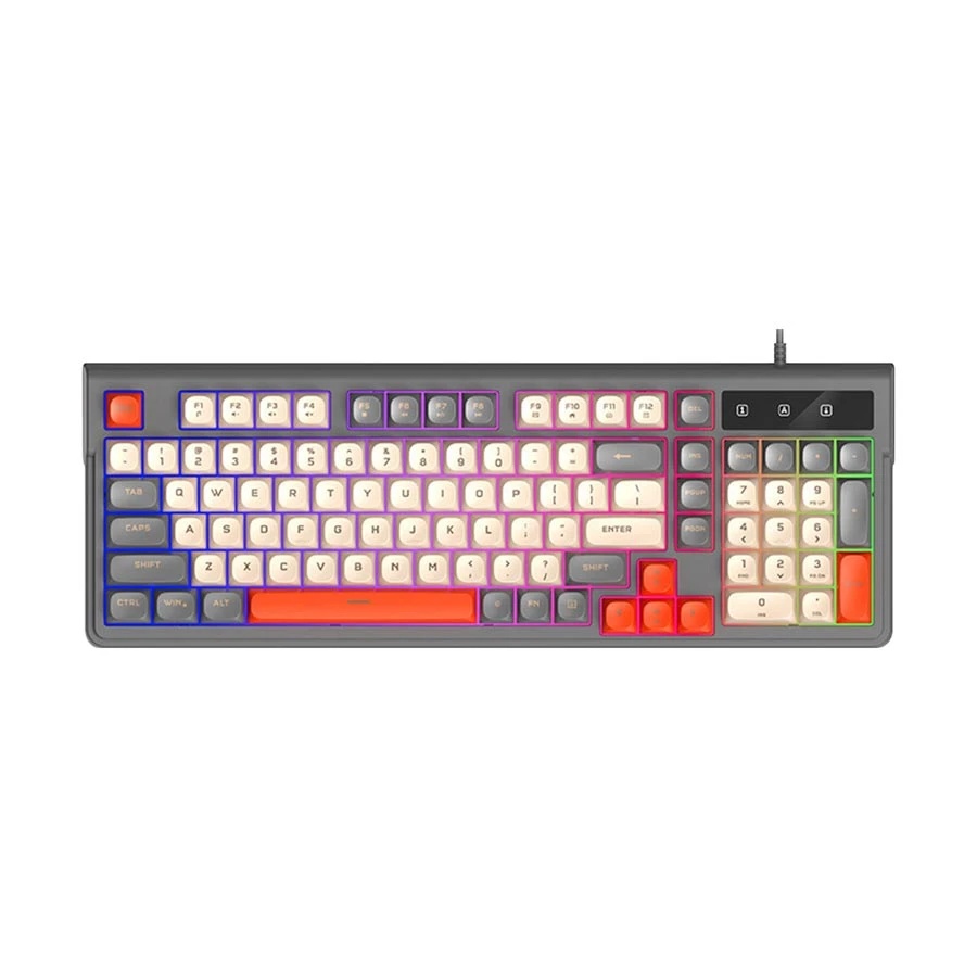T-WOLF T13 Mixed Color Keycaps Gaming Keyboard — photo 3