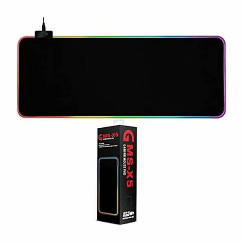 GMS-WT-5 RGB Colorful LED Light Soft Large Gaming Mouse Pad — photo 2