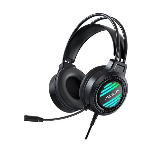 Aula S606 RGB Wired Black Over-Ear Gaming Headphone