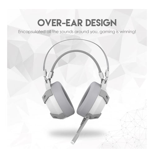 Fantech HG11 Captain 7.1 Surround Sound Space Edition RGB USB Gaming Headphone White — photo 3