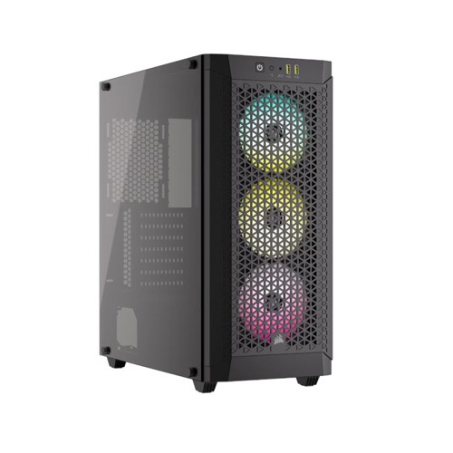 CORSAIR 480T RGB Airflow Tempered Glass Mid-Tower Case - With Type-C Port