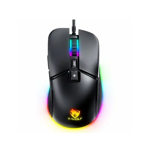 TWOLF G590 WIRED RGB GAMING MOUSE BLACK