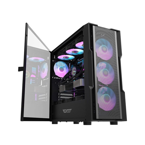Darkflash DK431 EATX Full Mesh PC Case Black — photo 2