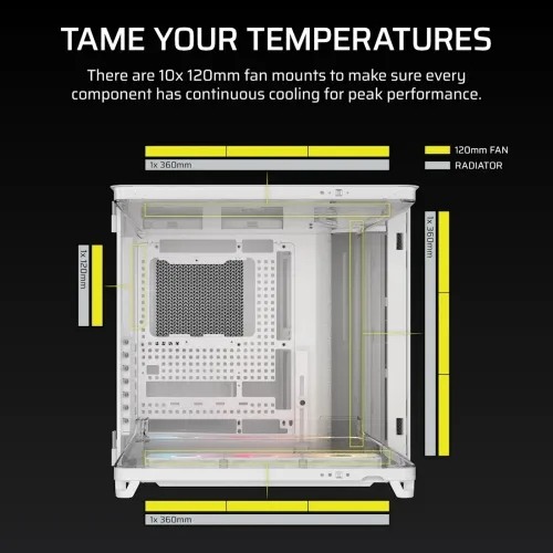 Corsair AIR 5400 RS-R ARGB Triple Chamber E-ATX Mid-Tower Casing — photo 6