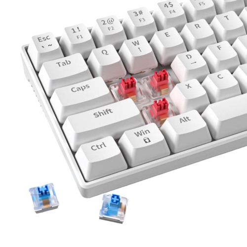 Zifriend KA646 60% 63 Keys Green Red Switch Wired Gaming Mechanical Keyboard — photo 7
