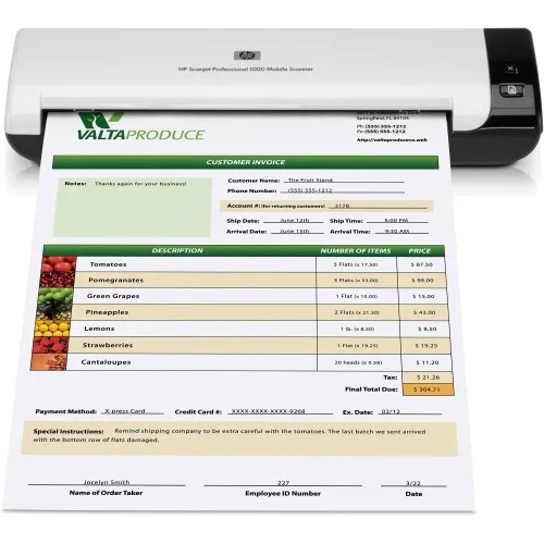 HP Scanjet Professional 1000 Mobile Scanner — photo 4
