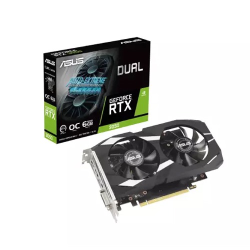 ASUS Dual GeForce RTX 3050 OC Edition 6GB GDDR6 Graphics Card