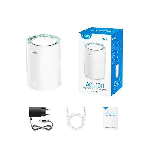 Cudy M1300 AC1200 1200mbps Gigabit Whole Home Mesh WiFi Router (1 Pack) — photo 3
