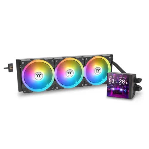Thermaltake MAGFloe 360 Ultra ARGB Sync 360mm AIO Liquid CPU Cooler With Display