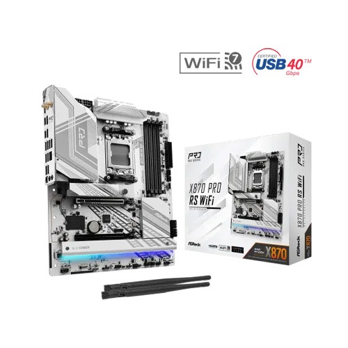 ASRock X870 Pro RS WiFi AM5 DDR5 ATX Motherboard