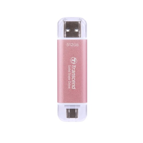 Transcend 512GB ESD310P Type C Portable SSD Pink — photo 2