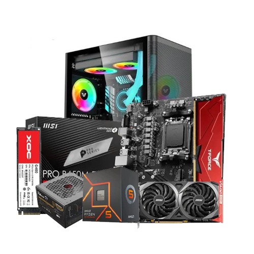 PC Build with AMD Ryzen 5 7500F Processor
