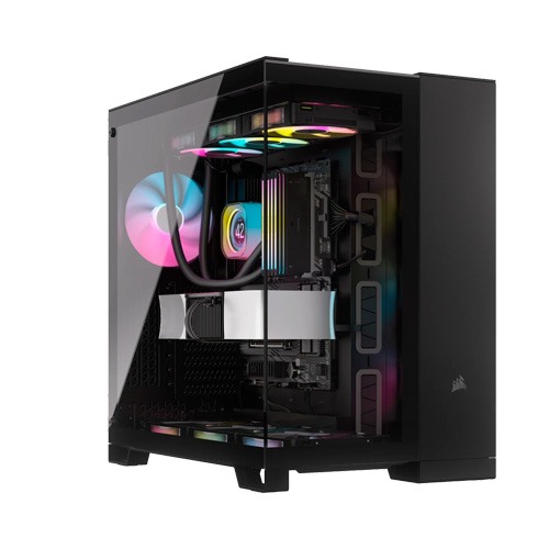 CORSAIR 6500X Mid-Tower Dual Chamber PC Case - Black