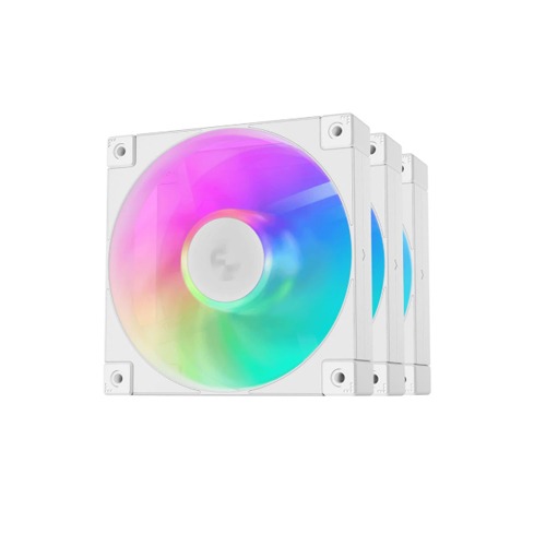 Deepcool FD12 ARGB WH-3 IN 1 (3xFAN) White Casing Cooling Fan