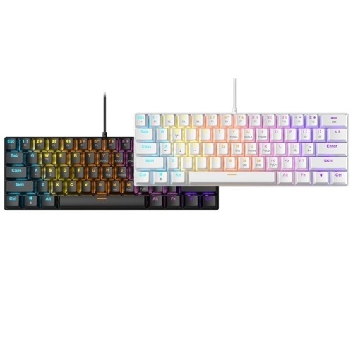 Zifriend BD61 61 keys Rainbow lighting Swappable Switch Mechanical keyboard