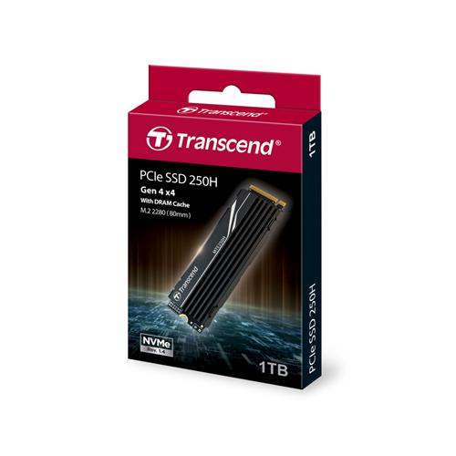 Transcend 1TB 250H M.2 2280 NVMe PCIe Gen4x4 SSD With the DRAM cache