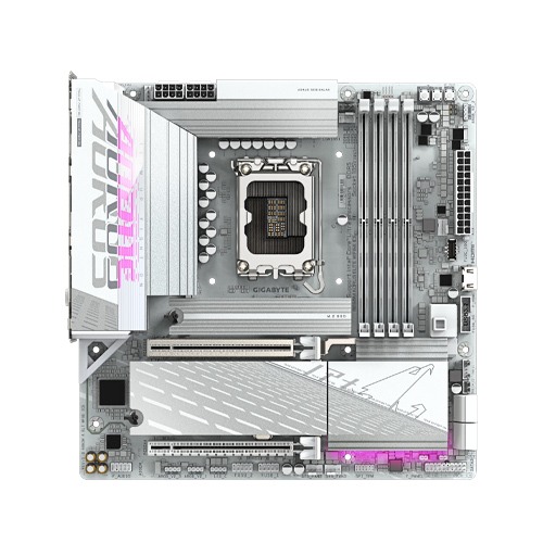 GIGABYTE B860M A ELITE WF6E ICE INTEL MOTHERBOARD — photo 2