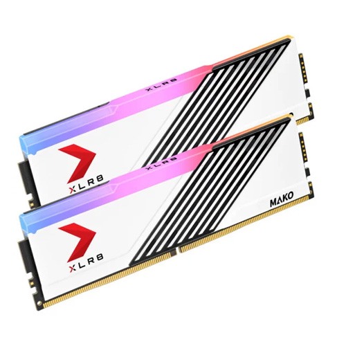 PNY XLR8 MAKO 16GB DDR5 6000MHz RGB Gaming RAM (White) — photo 2