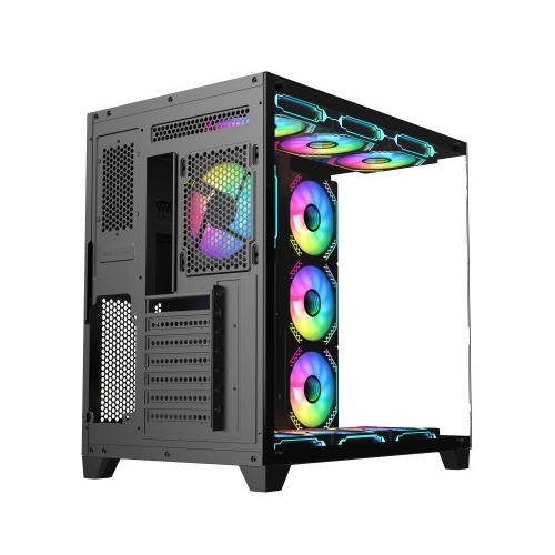 PC POWER ICEBERG V3 GAMING CASE  WITH 10 ARGB (BLACK) — photo 5