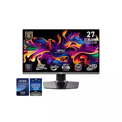 MSI MPG 272URX QD-OLED 27 Inch 240Hz UHD 4K Gaming Monitor