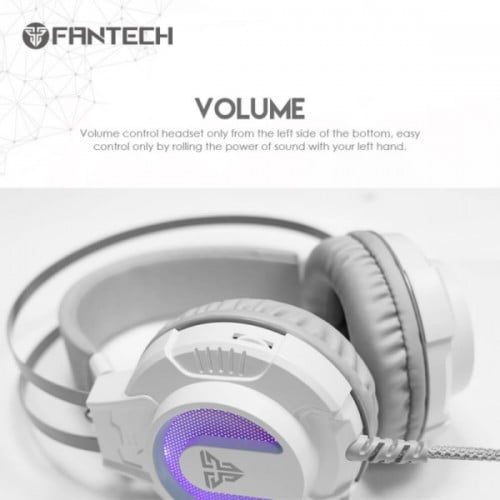 Fantech HG17S Visage II Space Edition RGB USB Gaming Headphone (White) — photo 2