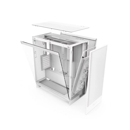NZXT H7 Flow RGB 2024 Edition Mid-Tower ATX Airflow Casing - White — photo 3